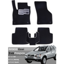 Guerrino Volvo XC90 (2002-2014) Uyumlu Eva Paspas Tam Set–oto Paspas,araca Özel,tam Koruma,kolay Montaj
