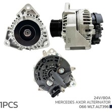 Voltech 066WLT.ALT396 - Alternatör 24V 80A Mercedes Axor