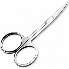 Synee Hassas Uçlu Paslanmaz Çelik Makas - Kaş ve Burun Tüyü Kesme Makası Ince Düz Ağızlı