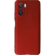 Xiaomi Poco F3 Kılıf First Silikon - Kırmızı