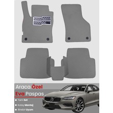 Guerrino Volvo S60 (2019-2025) Uyumlu Eva Paspas Tam Set–oto Paspas,araca Özel,tam Koruma,kolay Montaj