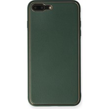 Freedom Storee Iphone 7 Plus Kılıf Coco Deri Silikon Kapak - Yeşil