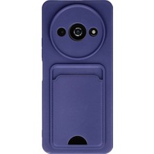 Xiaomi Redmi A3 4g Kılıf Kelvin Kartvizitli Silikon - Lacivert