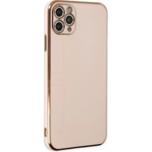 Iphone 11 Pro Max Kılıf Volet Silikon - Pembe