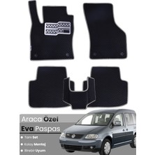 Guerrino Volkswagen Caddy (2004-2011) Uyumlu Eva Paspas Tam Set–oto Paspas,araca Özel,su Geçirmez
