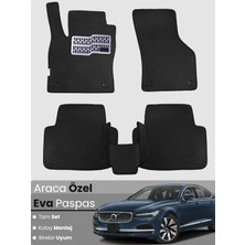 Guerrino Volvo S90 (2016-2025) Uyumlu Eva Paspas Tam Set–oto Paspas,araca Özel,tam Koruma,kolay Montaj
