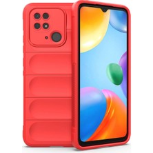 Freedom Storee Xiaomi Redmi 10C Kılıf Optimum Silikon - Kırmızı