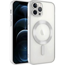 Iphone 14 Pro Max Kılıf Kross Magneticsafe Kapak - Gümüş