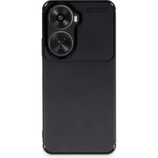 Huawei Nova 12 Se Kılıf Auto Focus Karbon Kapak - Siyah