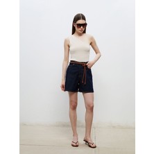 Lc Waikiki Yeni Sezon Loose Fit Kadın Jean Şort