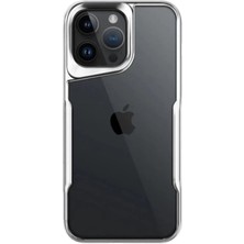 Iphone 16 Pro Max Kılıf Boyi Silikon Kapak - Gümüş