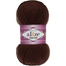 Alize Coton Gold (1 Adet) 26 Kahverengi El Örgü Ipliği