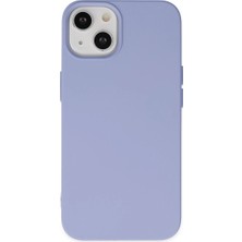 Iphone 14 Plus Kılıf Nano Içi Kadife Silikon - Lila