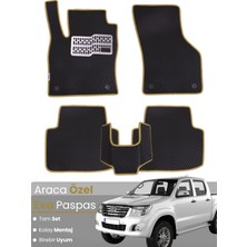 Guerrino Toyota Hilux (2004-2015) Uyumlu Eva Paspas Tam Set–oto Paspas,araca Özel,su Geçirmez