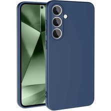 Samsung Galaxy S24 Fe Kılıf Nano Içi Kadife Silikon - Lacivert