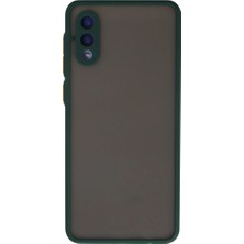 Samsung Galaxy A02 Kılıf Montreal Silikon Kapak - Yeşil