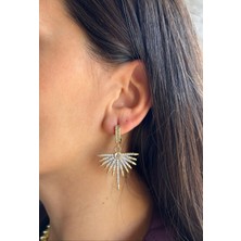 Nunu Takı Taşlı Anka Kuşu Küpe