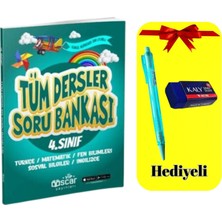 Oscar Yayınları 4.sınıf Tüm Dersler Soru Bankası - Hediyeli ( Versatil Uçlu Kalem, Silgi )