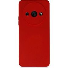 Xiaomi Redmi A3 4g Kılıf Nano Içi Kadife Silikon - Kırmızı