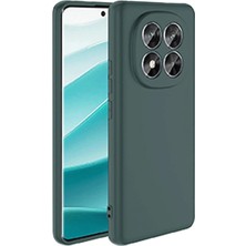 Freedom Storee Xiaomi Redmi Note 14 Pro 5g Kılıf Nano Içi Kadife Silikon - Koyu Yeşil