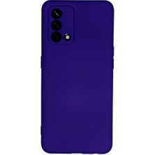 Oppo A74 4g Kılıf Nano Içi Kadife Silikon - Mor