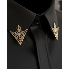 Godfroy Gold Renk Gömlek Yaka Broş İğnesi