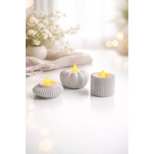 Özay Dekoratif 3'lü Mumluk