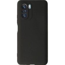 Xiaomi Poco F3 Kılıf First Silikon - Siyah