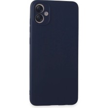 Samsung Galaxy A05 Kılıf First Silikon - Lacivert