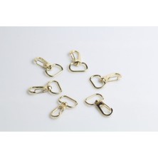 Orhan Çanta Sarı 50'li Makrome Anahtarlık Halkası 2 cm