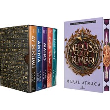 Ephesus Yayınları Piramit Serisi 5 Kitaplık Kutu Ciltli ve Medusa'nın Ölü Kumları 3 Ciltli Yan Boyalı