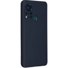 Infinix Hot 11S Kılıf Nano Içi Kadife Silikon - Lacivert