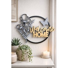 ESBODESİGN 🌿 Welcome Home Yazılı Dekoratif Duvar Süsü