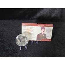 Darphane Kel Hasan Efendi – Geleneksel Türk Tiyatrosu Serisi No:8  Gümüş Hatıra Sikkesi (Darphane, 925 Ayar)