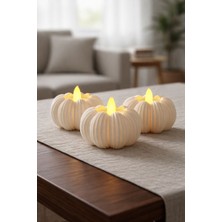 ESBODESİGN 🌼 Dekoratif Çiçek Formlu LED Mum Seti (3’lü)