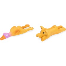 Karlie Sptrns Karlıe Lateks Hayvan Figürlü Köpek Oyuncağı Sesli