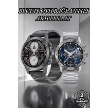 Suya Dayanıklı Dokunmatik Akıllı Saat Bluetooth 5.0, Sesli Asistan ve Sağlık Takibi