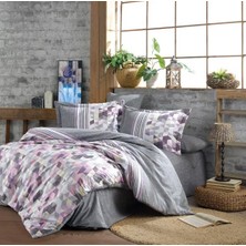 Bilfold Kingsize Poplin Nevresim Arella Lila