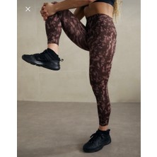 Nike Dri-Fit One High Rise 7/8 Yüksek Belli Toparlayıcı Kadın Kahverengi Tayt FZ3229-208