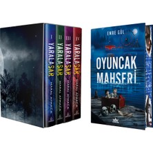 Ephesus Yayınları Yaralasar Serisi Seti 4 Kitap Ciltli Kutulu ve Oyuncak Mahşeri Ciltli Yan Boyalı