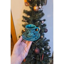 İles Home 2'li El Yapımı Çini Fincan Takımı Hediye, Yılbaşı, Özel Günler