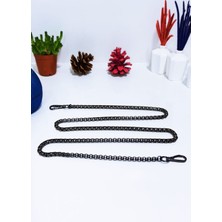 Orhan Çanta Füme Kaplama Küp Zincir Çanta Sapı 120 cm Kancalı