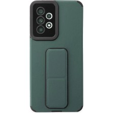 Samsung Galaxy A33 5g Kılıf Mega Standlı Silikon - Yeşil