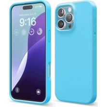 Iphone 16 Pro Max Kılıf Nano Içi Kadife Silikon - Mavi