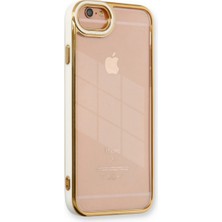 Iphone 6 Kılıf Liva Lens Silikon - Beyaz