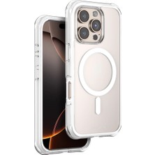 Onegif Apple Iphone 16 Pro Hulk Magsafe Kapak - Beyaz