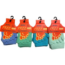 Beş Parmaklı Çorap 4'lü Farklı Rengi ile