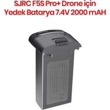 Sjrc F5S Pro+ 4K Drone Için Yedek Batarya Pil 7.4V 2000MAH