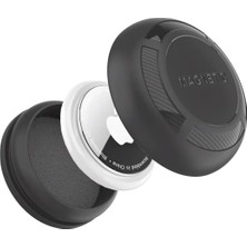 Gfc Life Store Manyetik Tutucu Darbeye Dayanıklı Koruyucu Mıknatıslı Airtag Uyumlu Kılıf (Siyah)