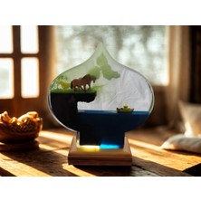 Epoksiresinart Epoksi Tasarım Gece Lambası